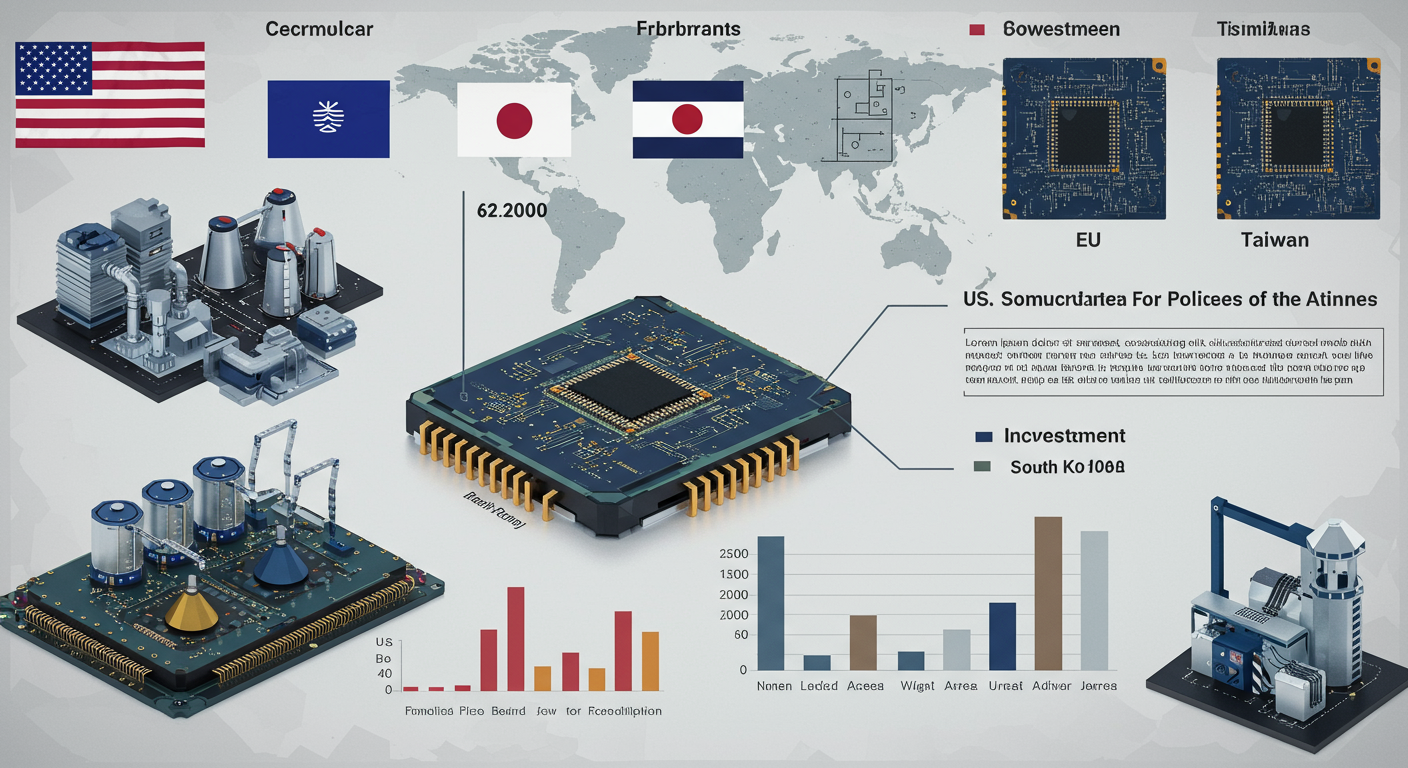 各国の半導体政策比較図