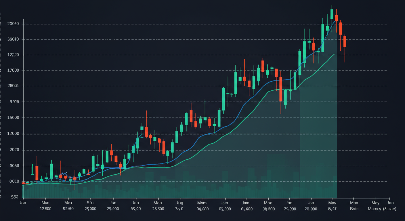 台湾ドルの急激な上昇を示すチャートグラフ