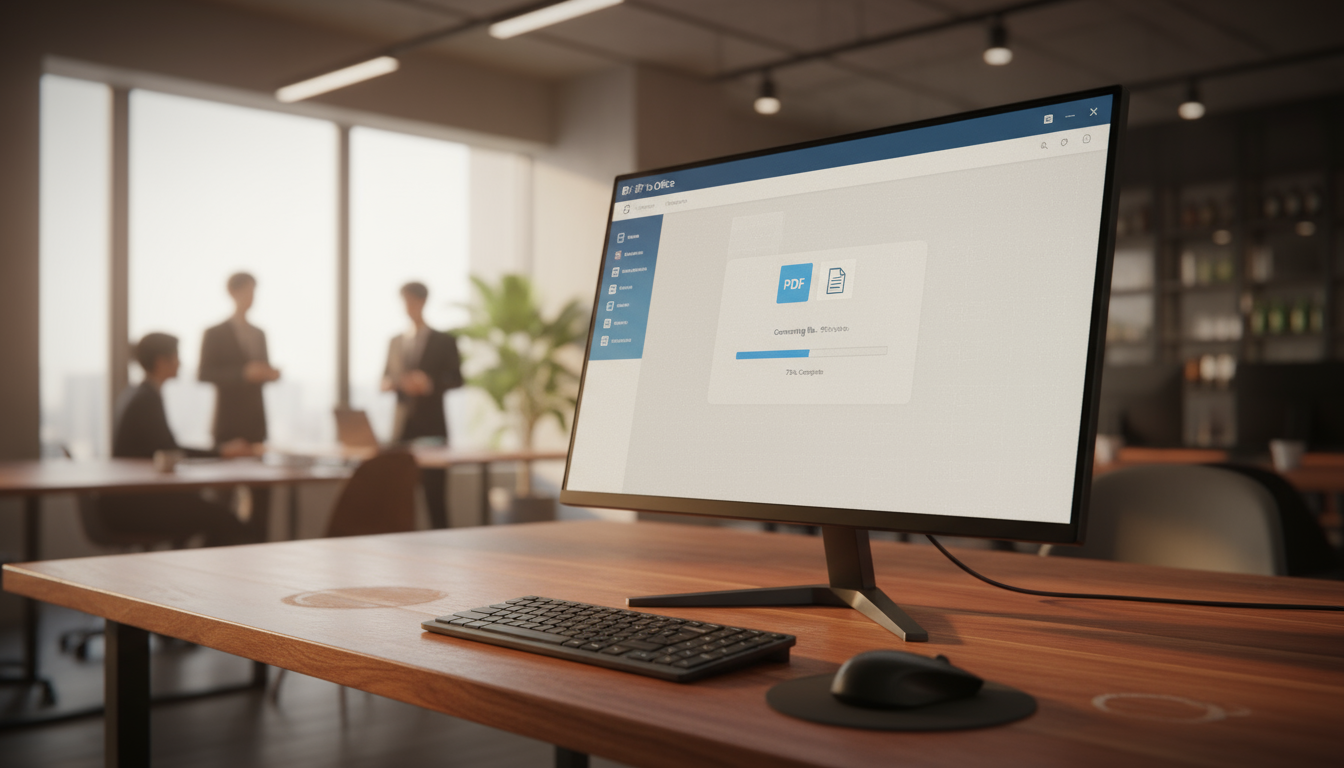 PDFからOffice形式への変換ツール画面