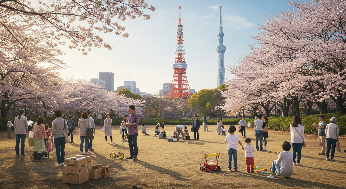 芝公園エリアでのコミュニティイベントの様子