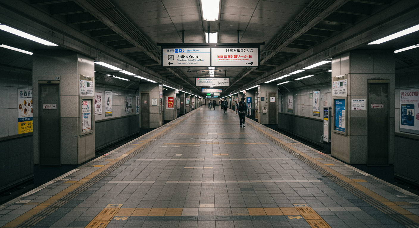 芝公園駅の駅構内
