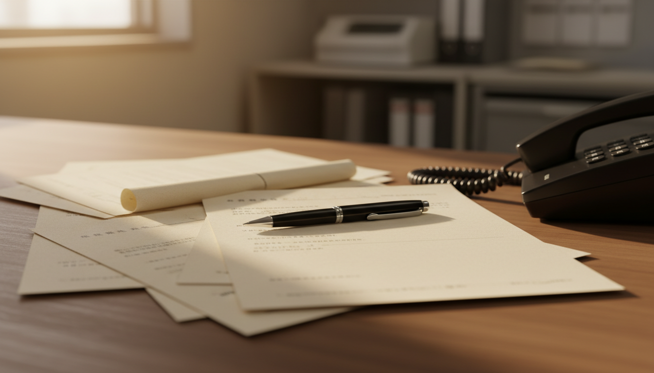 特殊車両通行許可の却下通知確認と窓口への問い合わせ手順