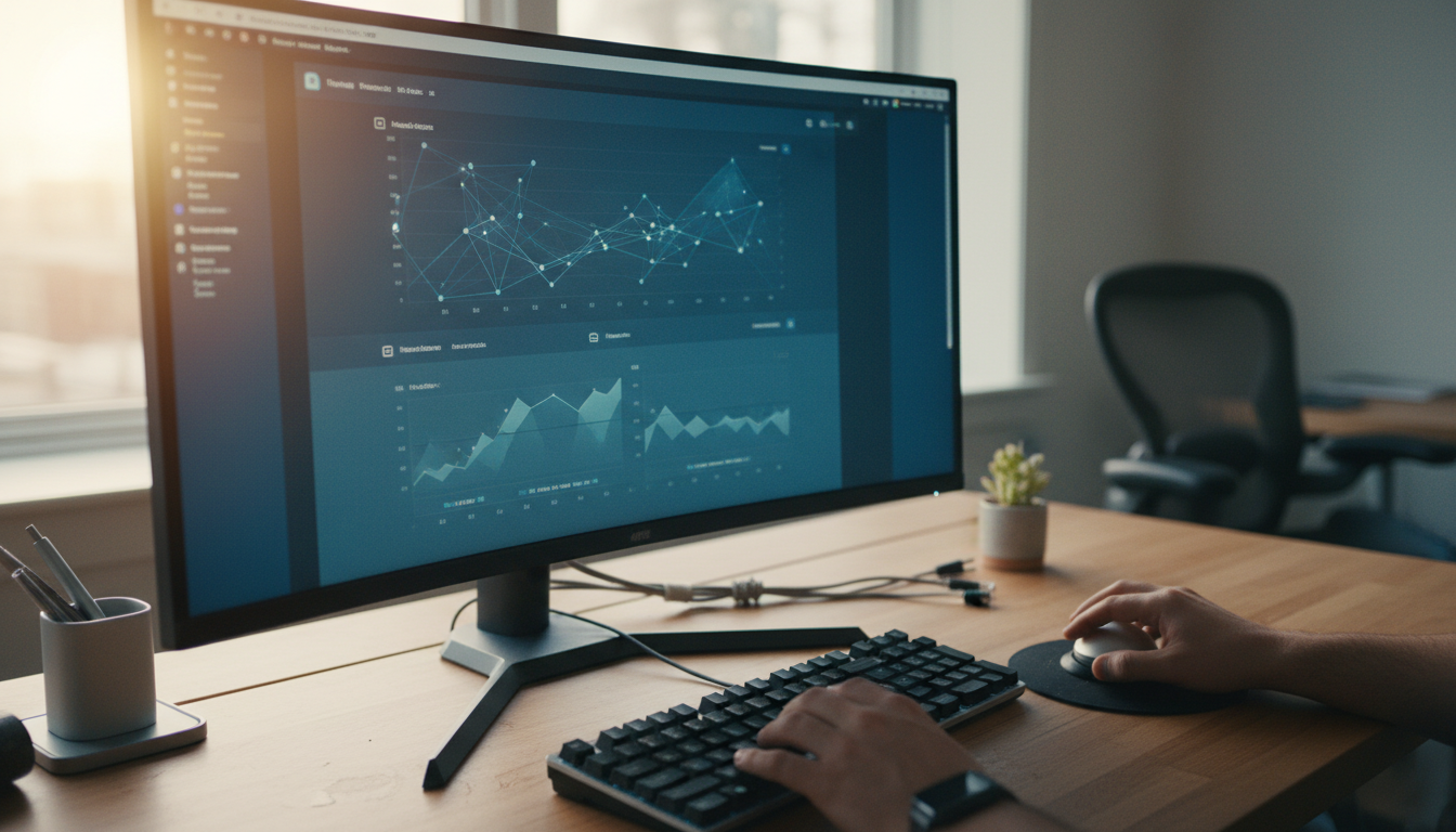 オンライン申請システムを利用する様子