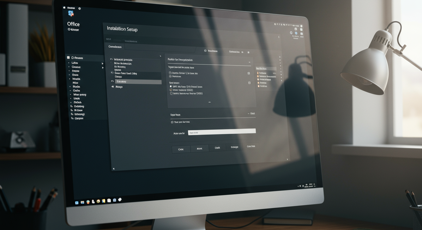 Officeの再インストール画面
