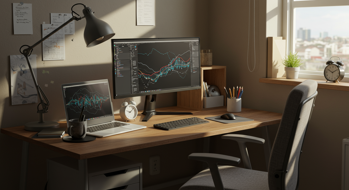 効率的な作業環境の様子