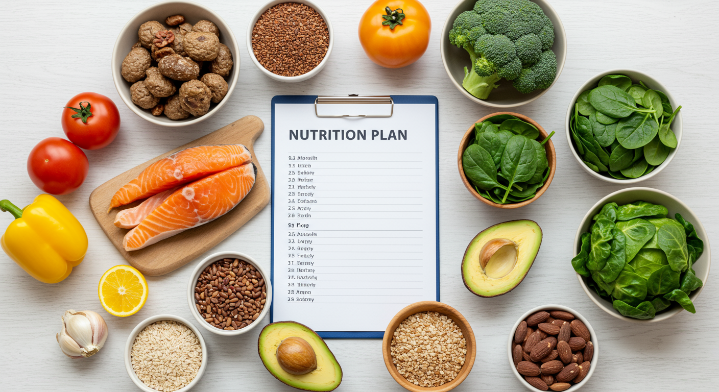 食事指導の様子