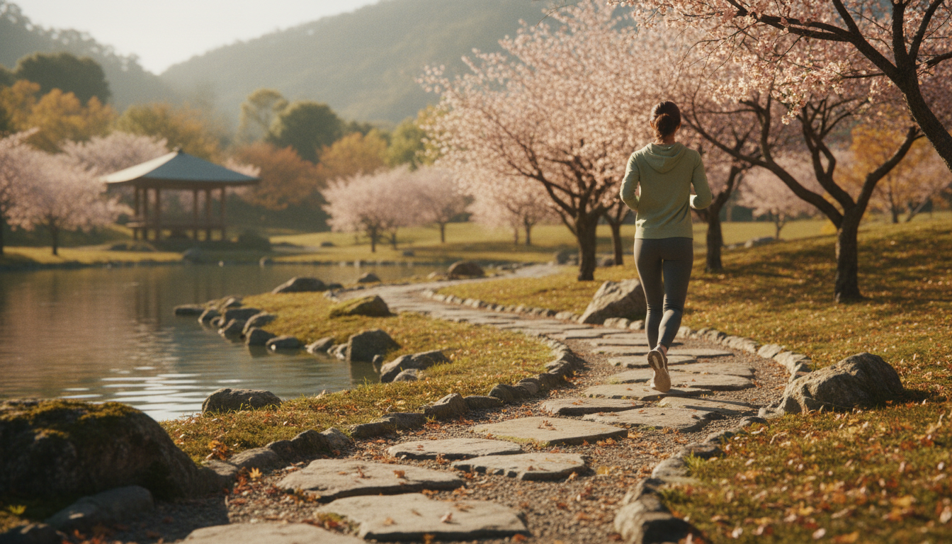 血糖値改善のための有酸素運動イメージ