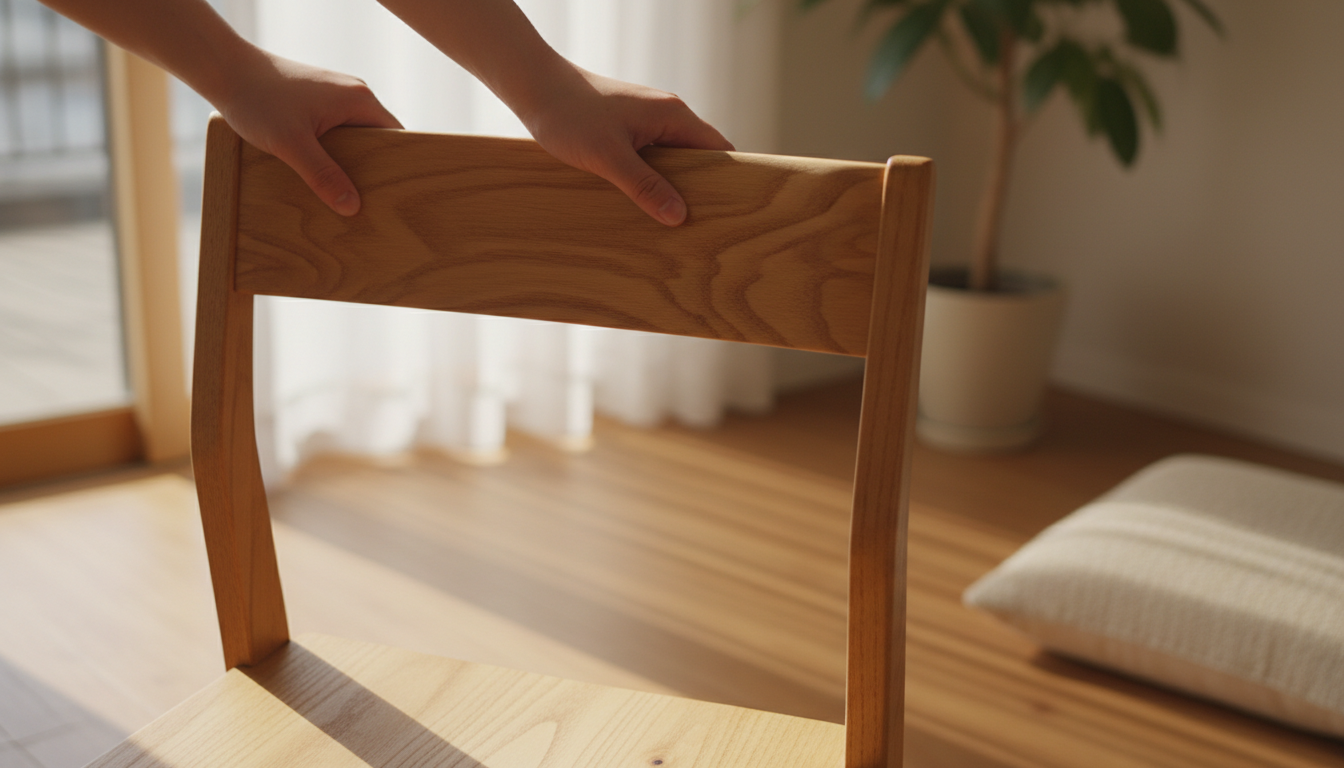 椅子を使った転倒予防スクワット運動