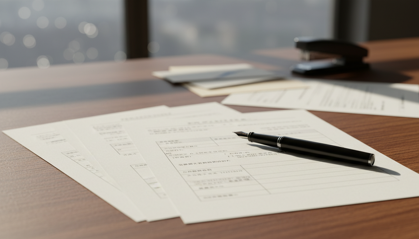 特殊車両通行許可申請に必要な書類一覧と記入例