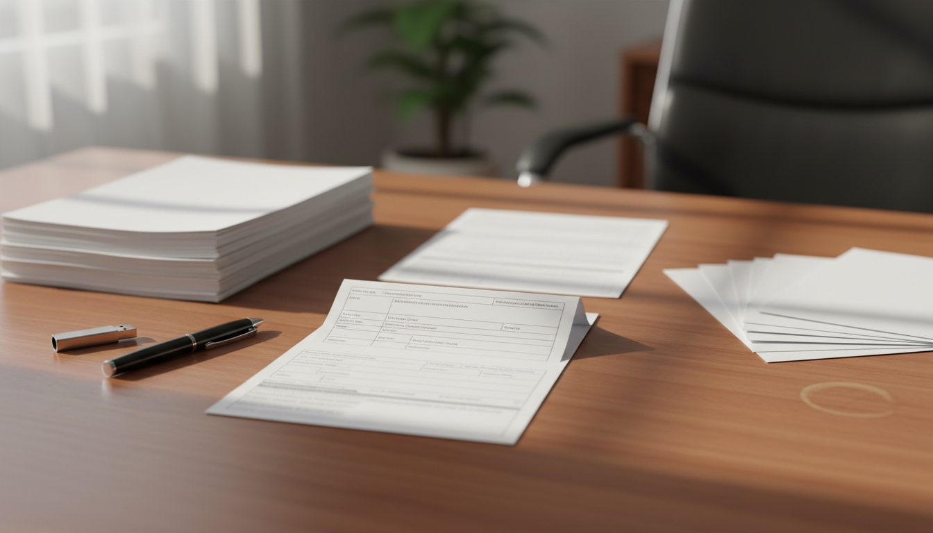 特殊車両申請書類一式のイメージ