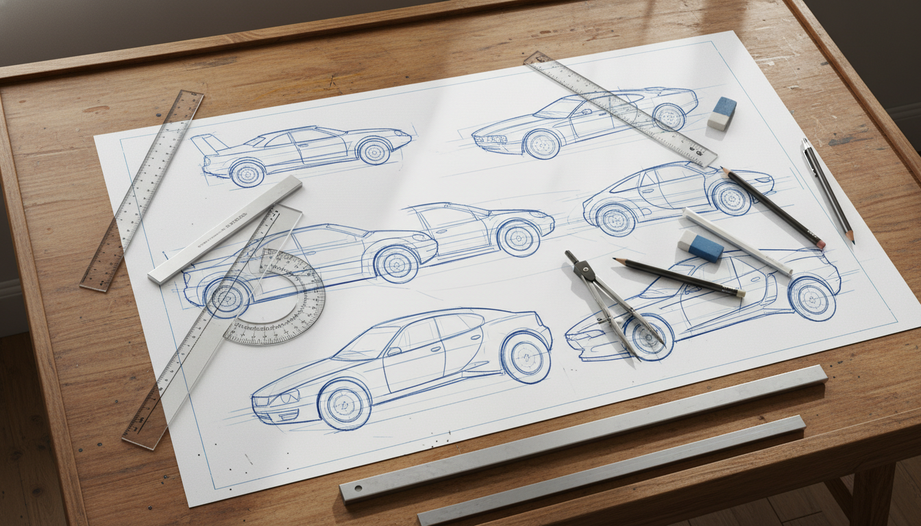 車両外観図の作成イメージ