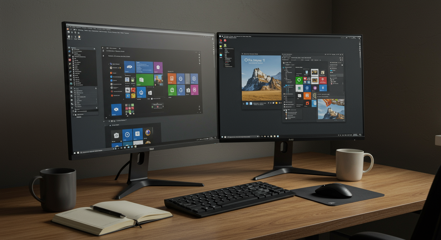 Windows 11 ProとHomeの機能比較を示す画面