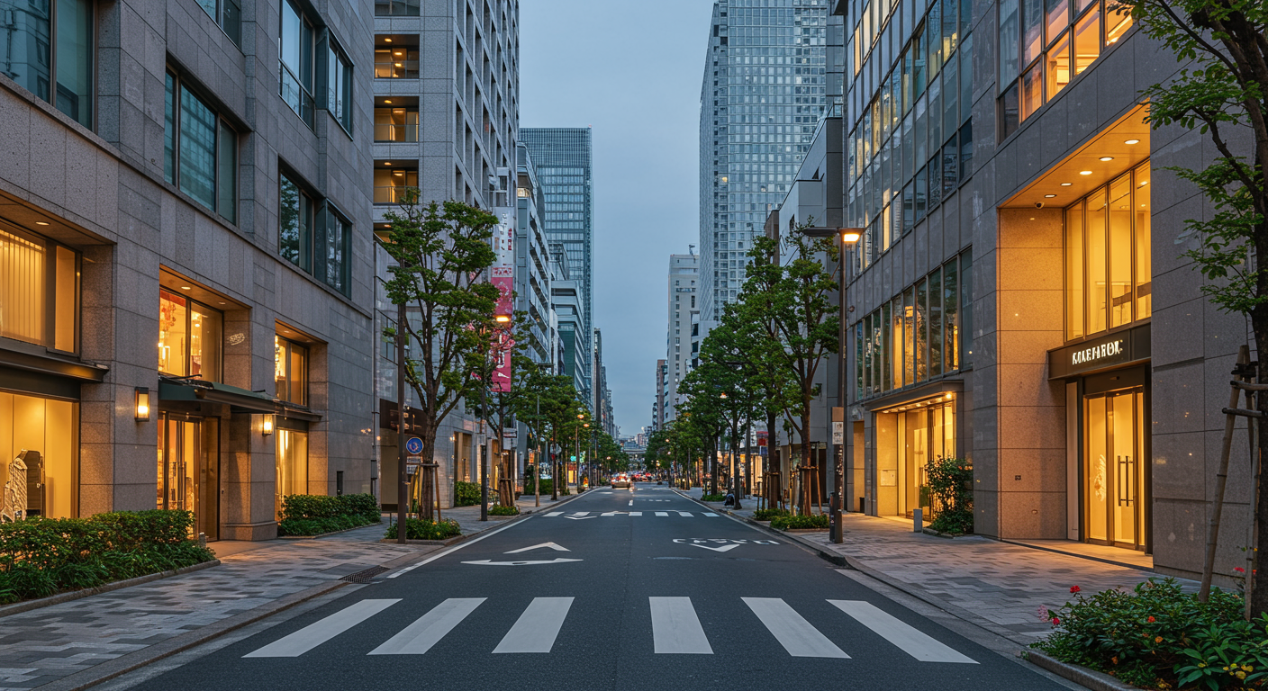 赤坂の街並み