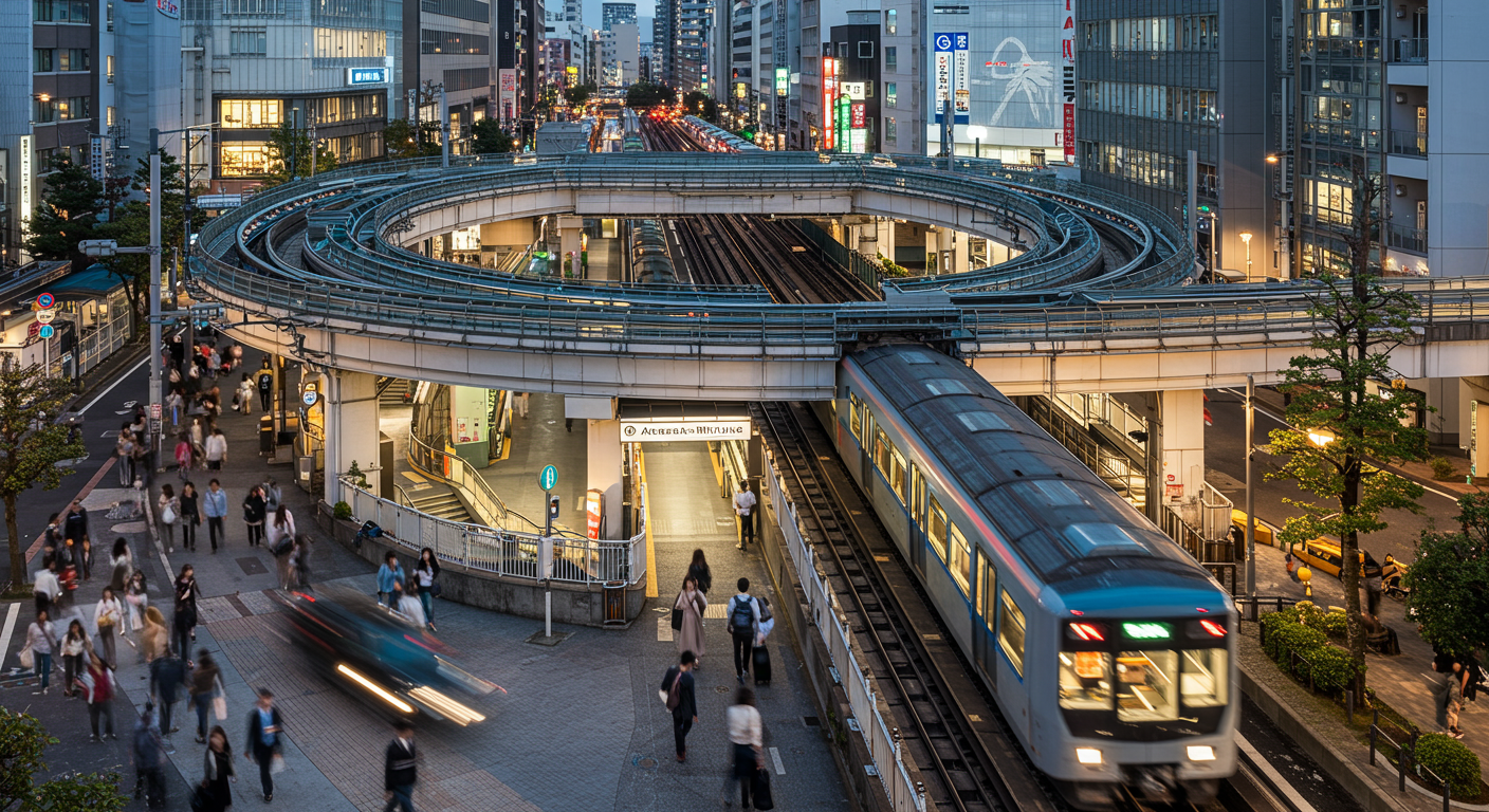 赤坂見附駅周辺の様子