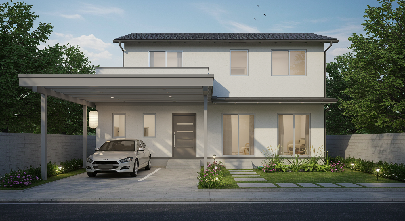 外構工事の予算配分イメージ