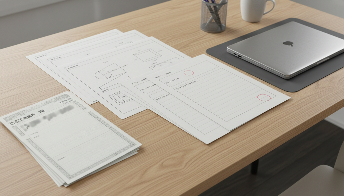 特殊車両申請に必要な書類一式