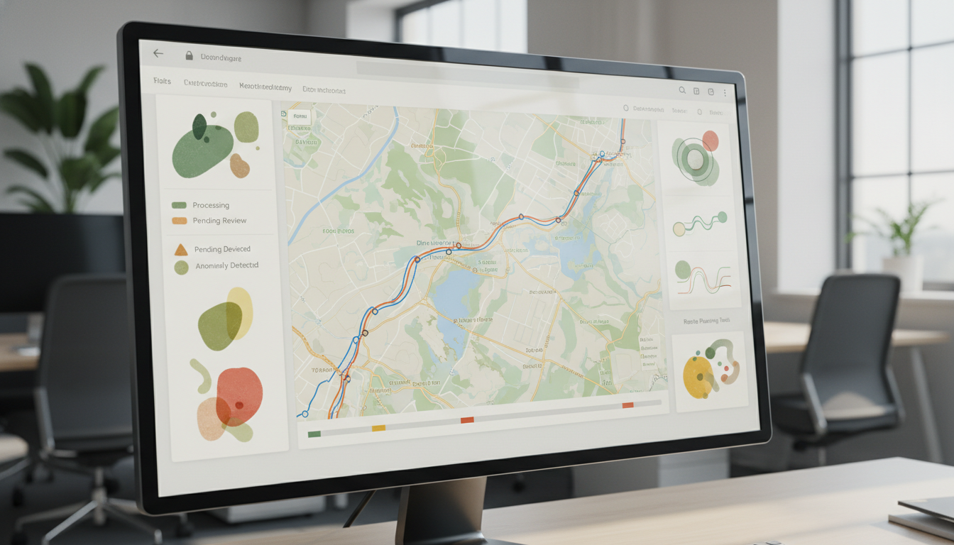 特殊車両通行確認制度のシステム画面