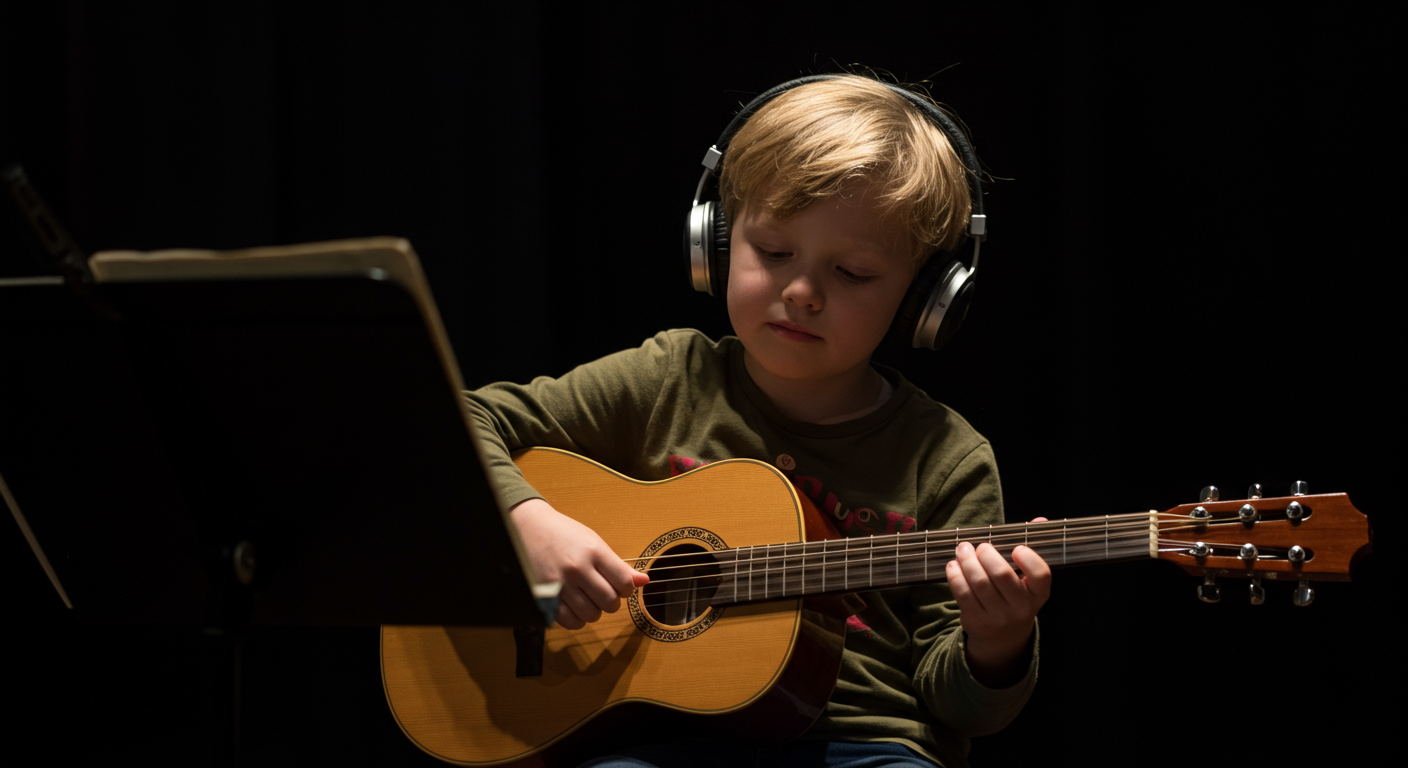 音楽を通じて感情表現をしている子どもの様子