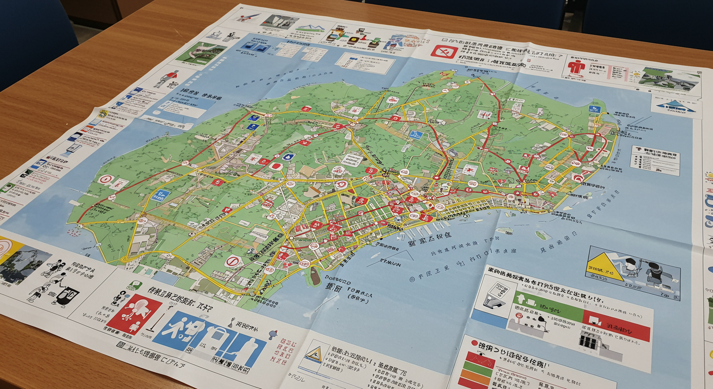 伊勢崎市の多言語防災マップ