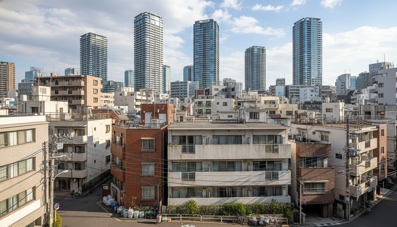 中央区勝どきの多様な賃貸マンション外観