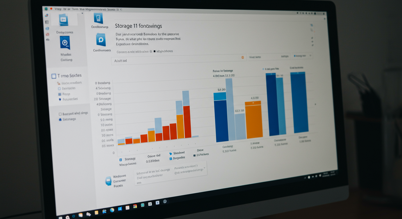 Windows 11のディスク容量管理画面