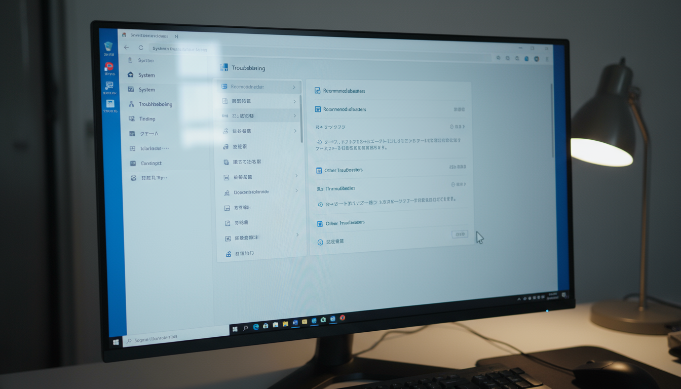 Windows 11トラブルシューティング設定画面