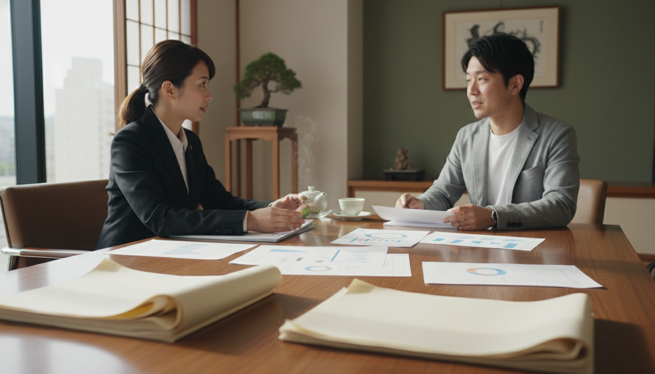 行政書士費用の見積書と料金相談のイメージ