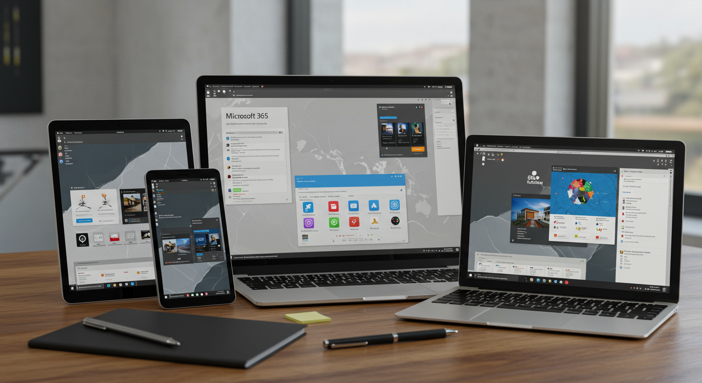 Microsoft 365のサブスクリプションサービスのイメージ