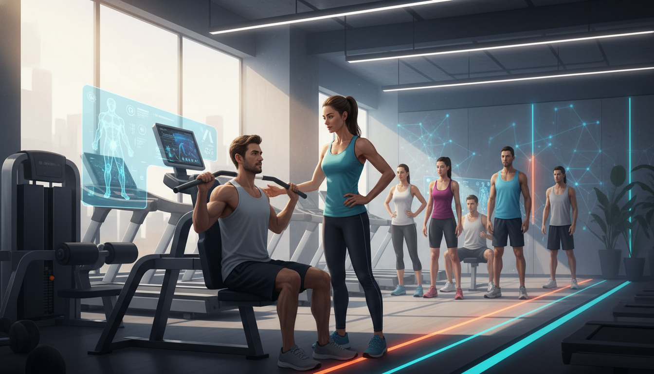 パーソナルジムのトレーナーとクライアントの信頼関係イメージ