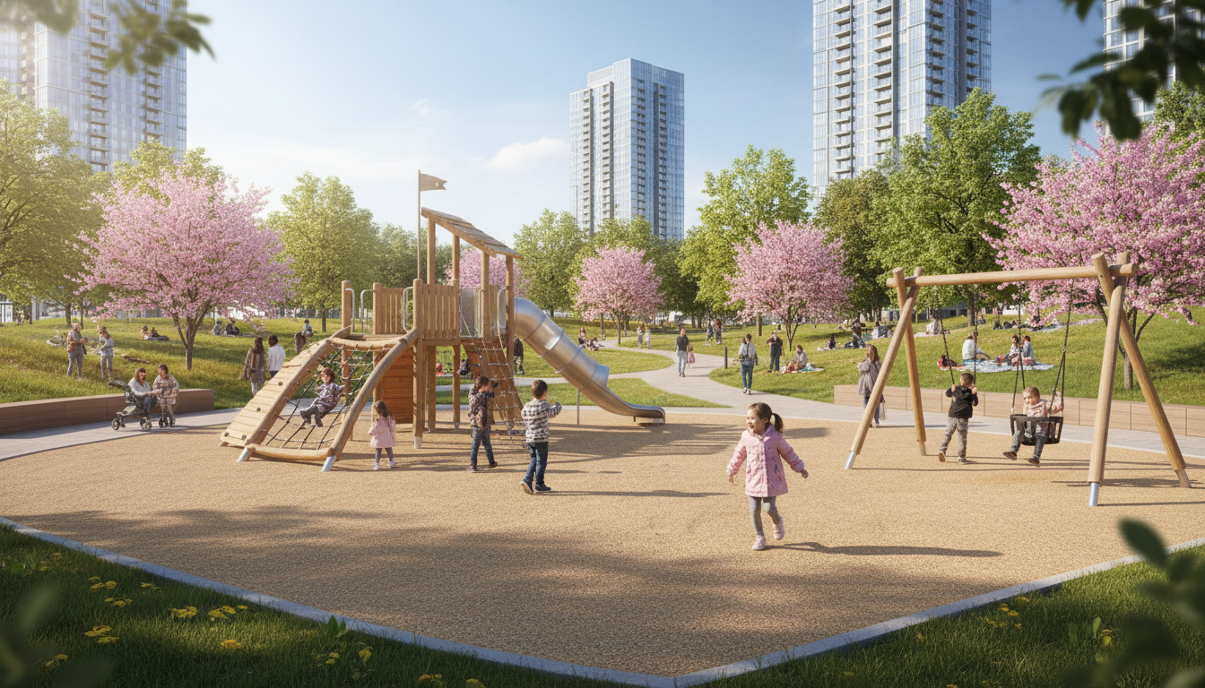 勝どきエリアの子育て支援施設と公園