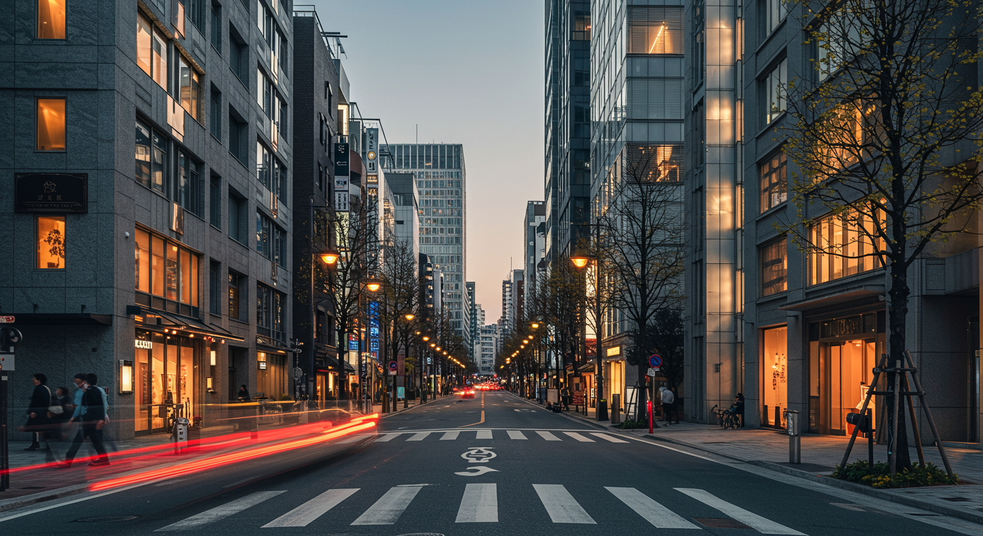 恵比寿エリアの特徴的な街並み