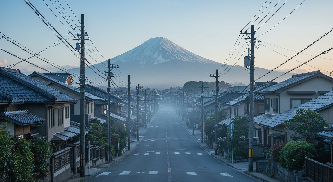 静かな住宅地の風景