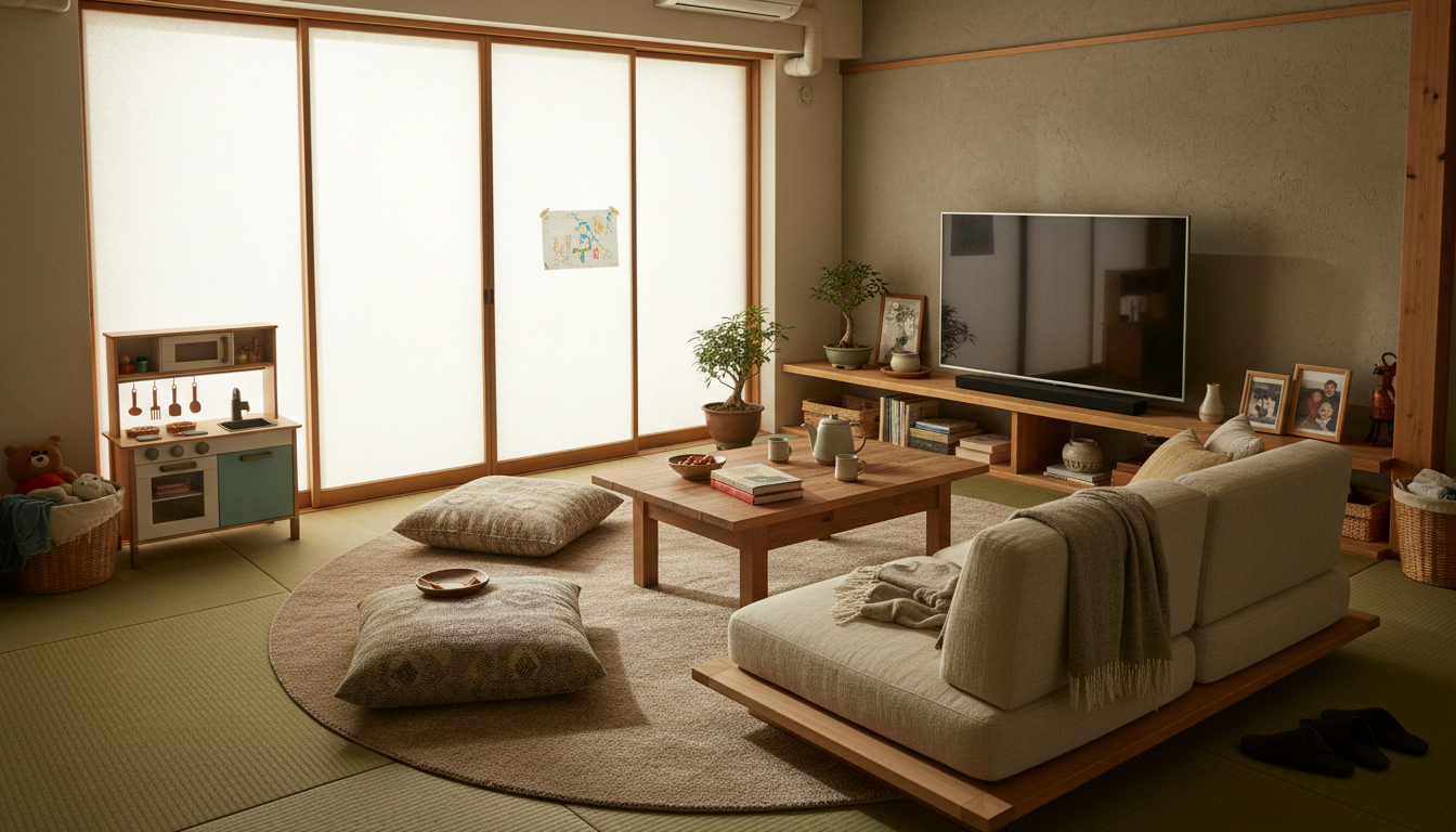 ファミリー向けウィークリーマンションの内装イメージ