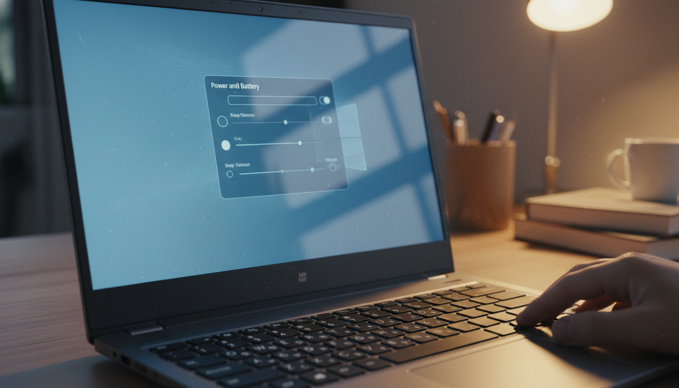 Windows 11 電源設定画面 スリープモード タイムアウト設定