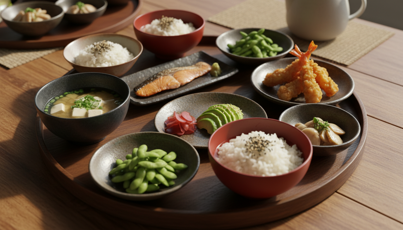 栄養バランスの取れた食事のイメージ