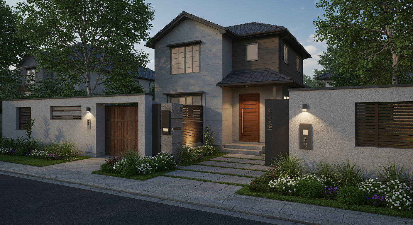 外構工事の予算計画と費用配分のイメージ図