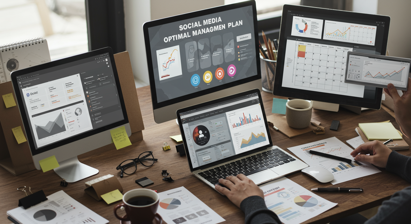 SNS運用代行の最適なプラン選びのイメージ