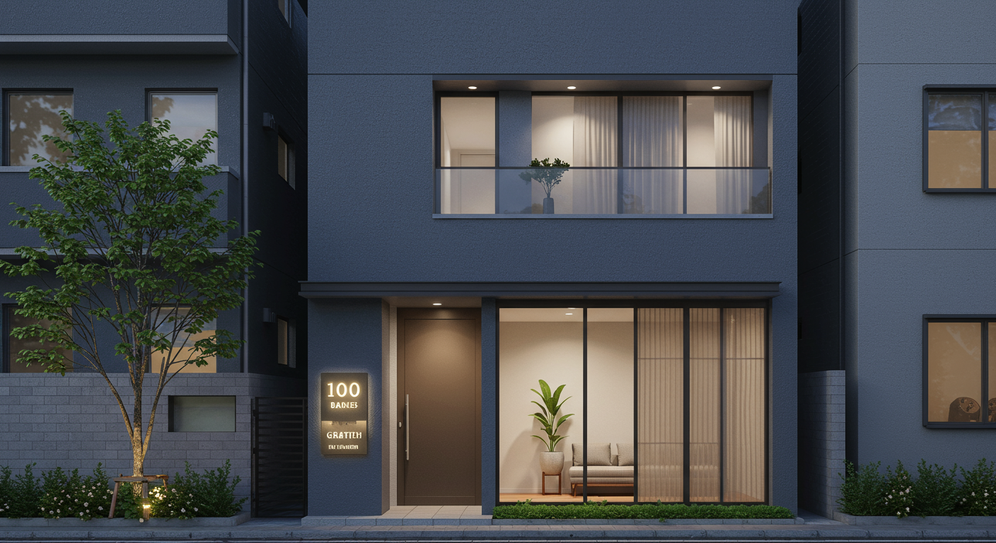 芝大門エリアの高級デザイナーズマンションの外観と内装