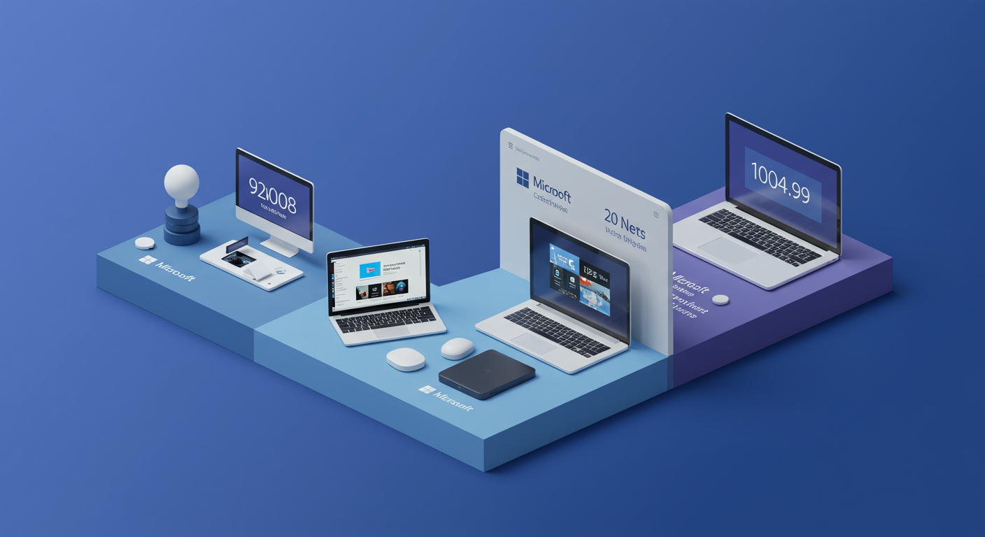 Microsoft 365の各プランを示す図表