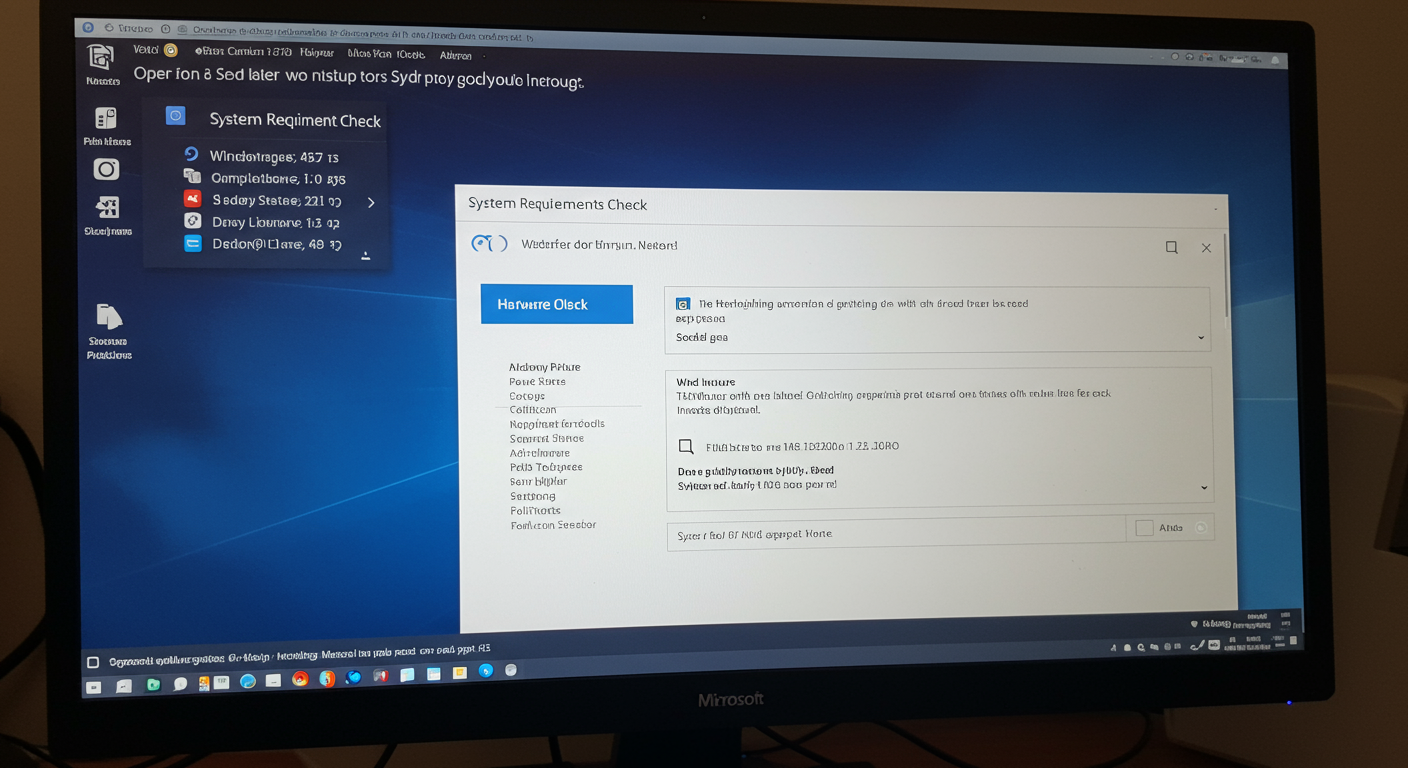 Windows 11システム要件チェックツールの画面