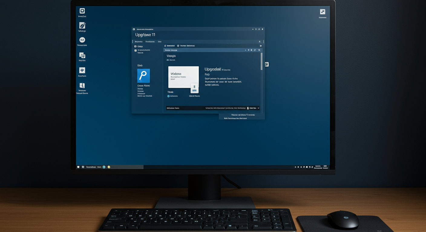 Windows 11へのアップグレード画面