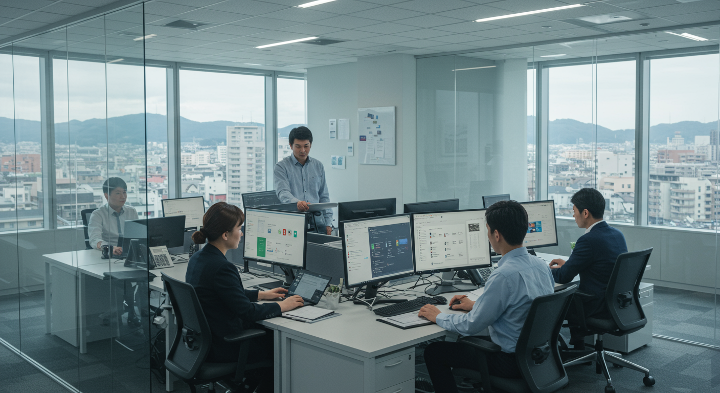 金融機関でのMicrosoft 365 Copilot活用風景