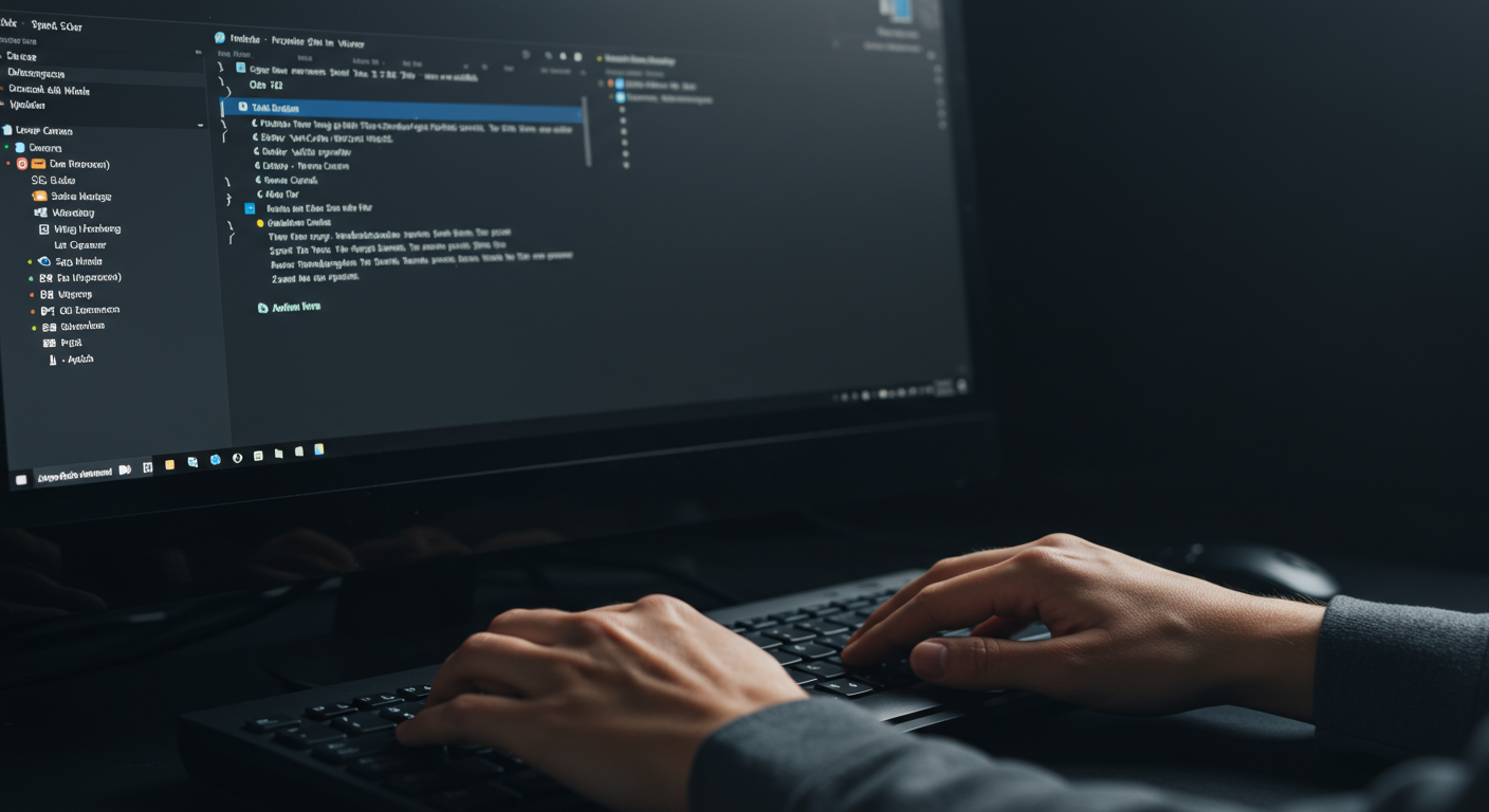 Windows 11でタスクを作成している様子