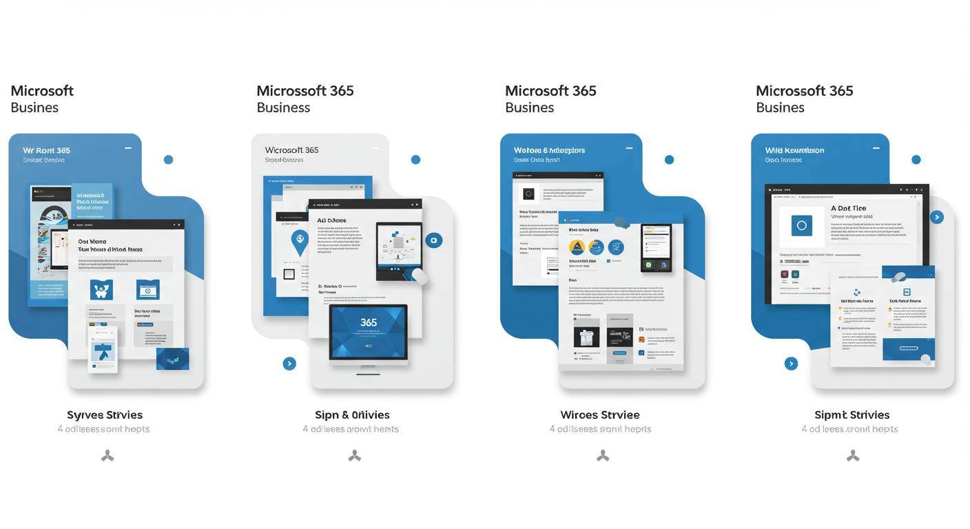 法人向けMicrosoft 365 Businessプランの比較表