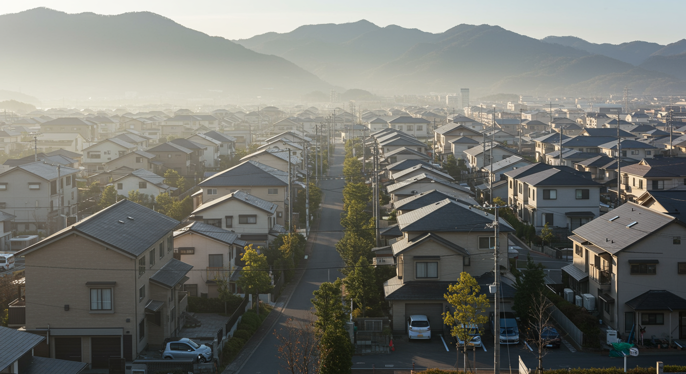 理想的な住宅地の風景