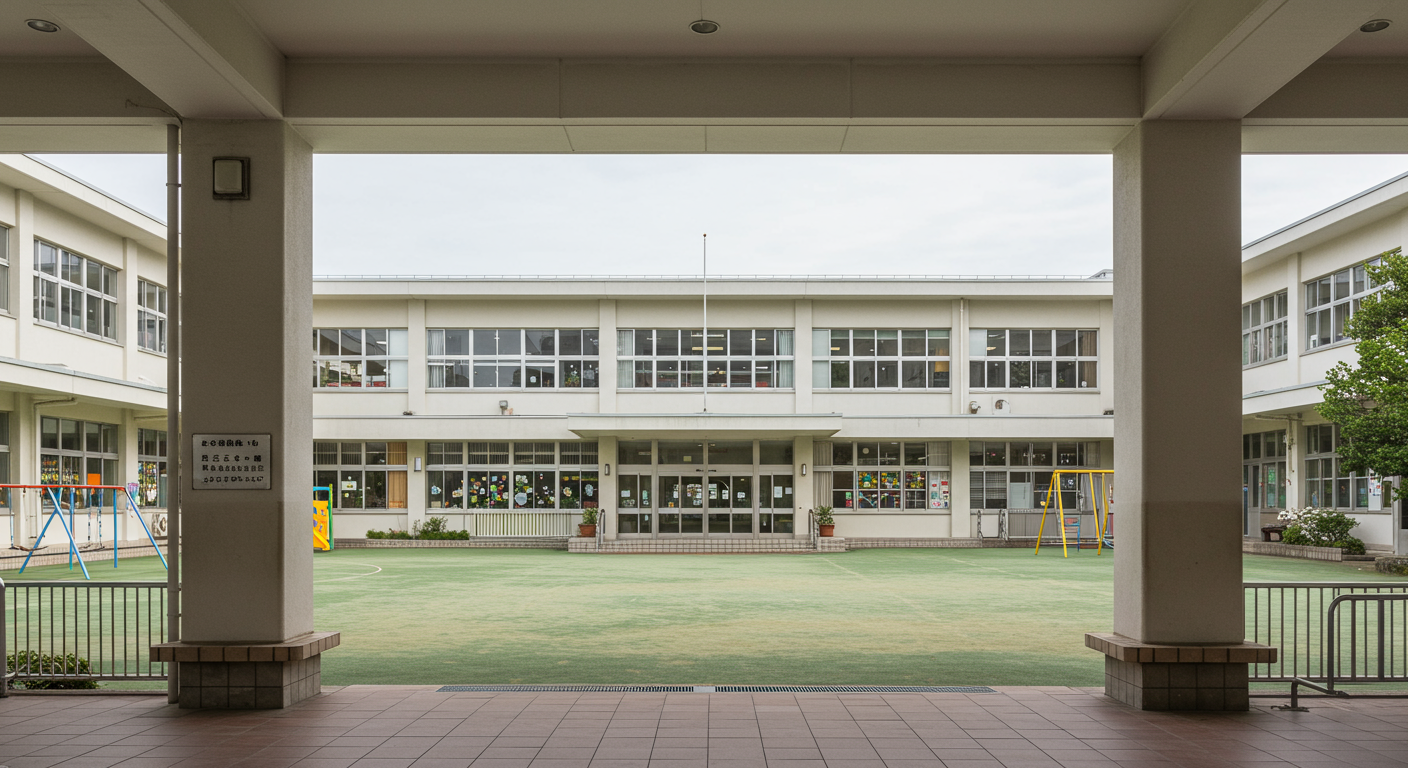 港南小学校の外観
