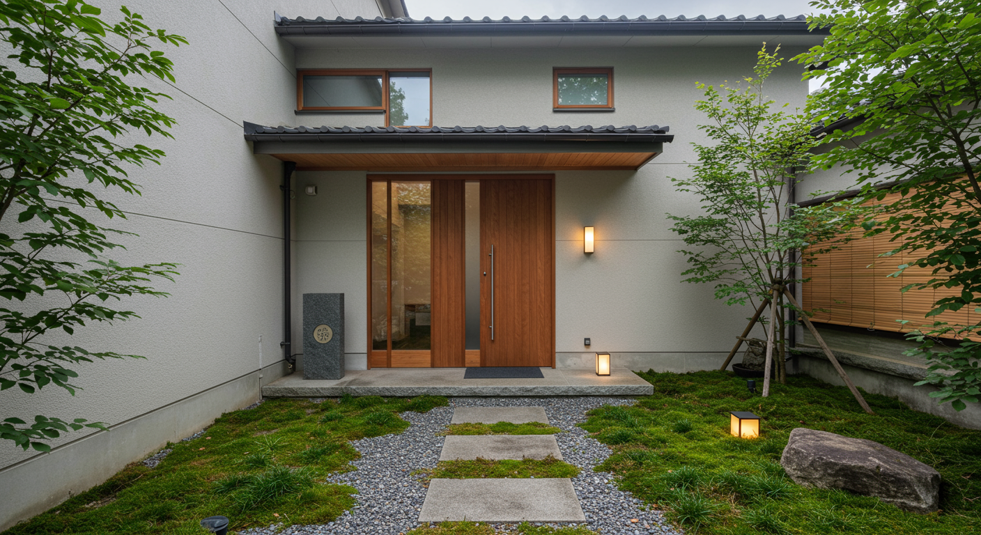 理想的な外構と庭のデザイン例