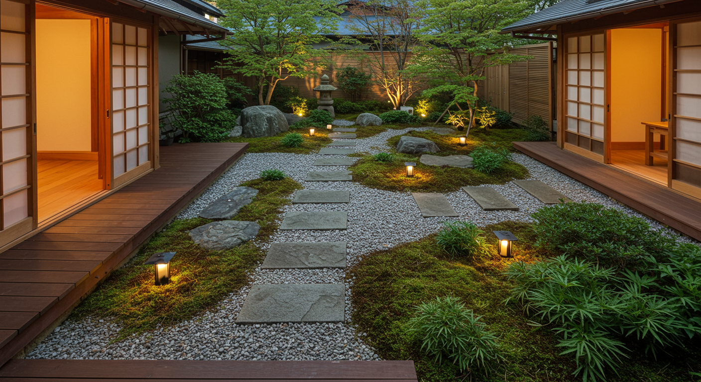 理想的な庭のレイアウトと植栽計画