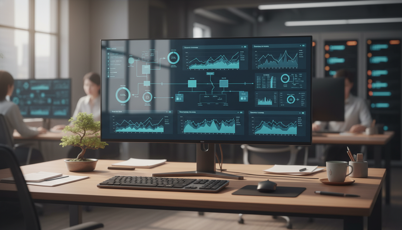 ストレージ管理とデータ分析を行うビジネス環境