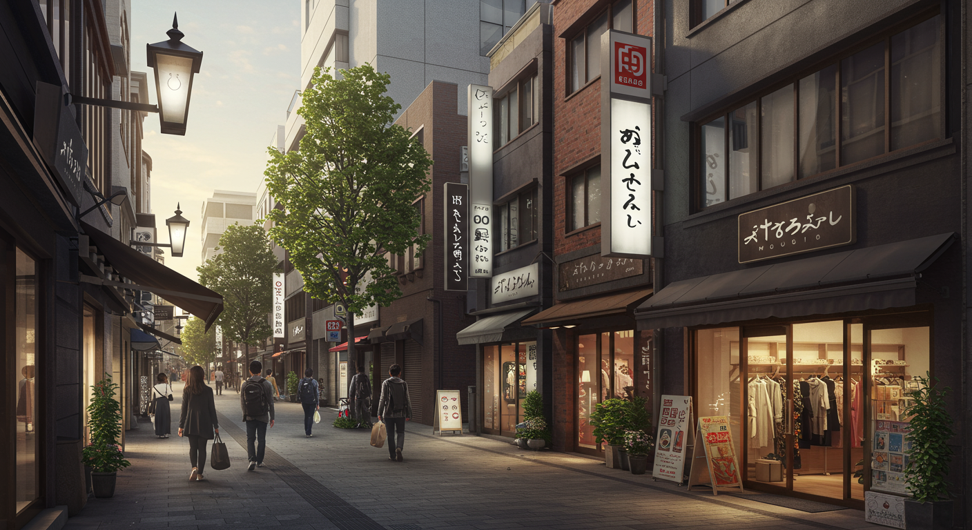 麻布十番の洗練された街並みと下町の風情が融合した商店街